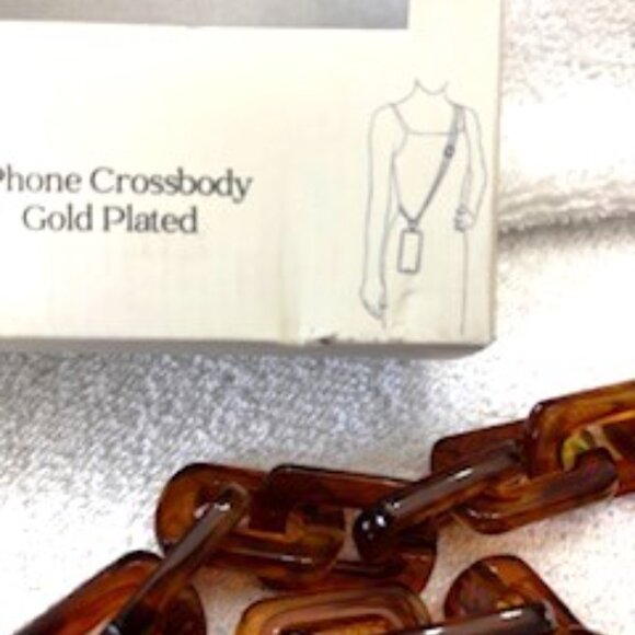 Macrae phone crossbody in tortoieshell links New in Box - Picture 4 of 5